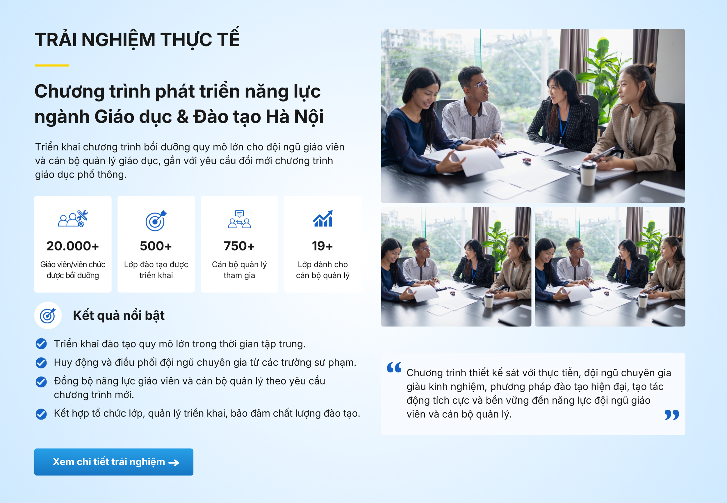 Trải nghiệm thực tế